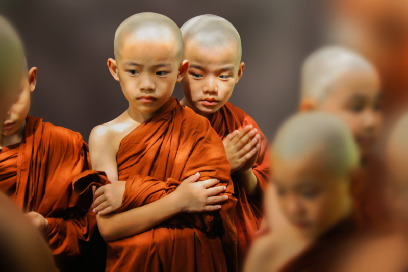 Young Tibetan Monks - Weston Jolly